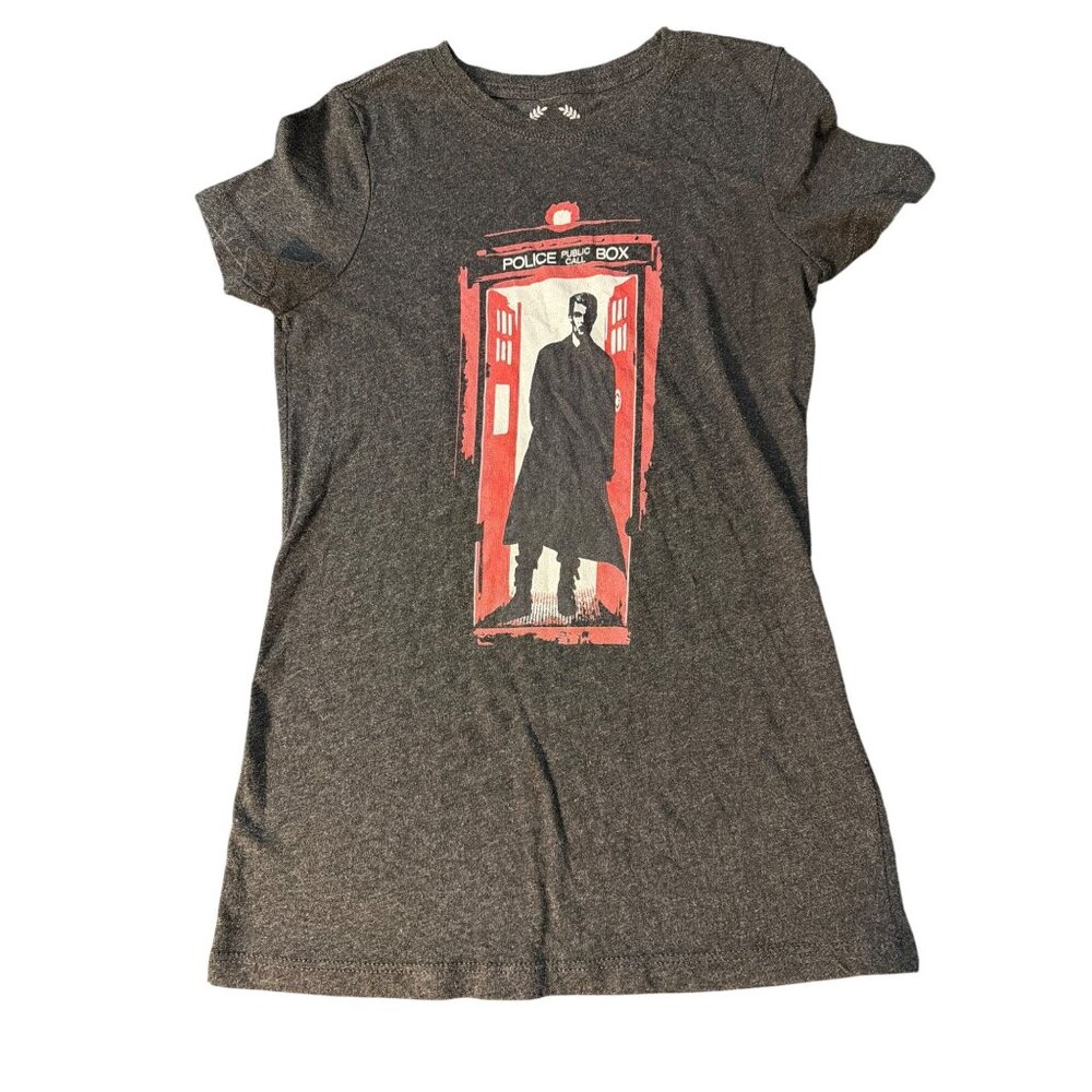 William Bloody Doctor Who Police Box T Shirt Teepublic Dark Gray Size Small